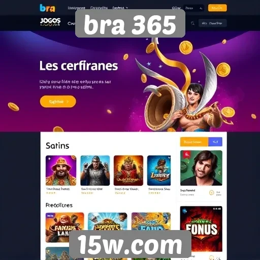 Análise da interface do site de jogos bra 365
